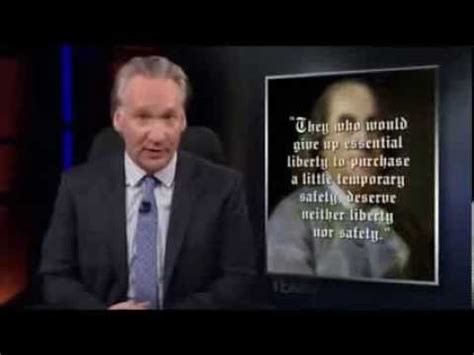 字幕付きビルマー安全のために自由を放棄することの意味Bill Maher New Rules Giving up Liberty