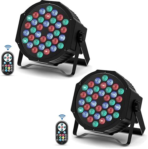 Delibang Pcs Par Led Lampes Rgb Dmx Avec Couleur Lumineux