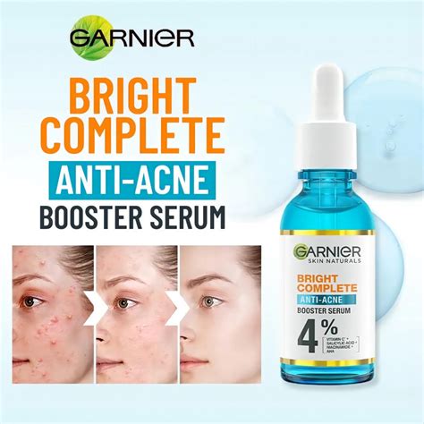 Jual Garnier Bright Complete Anti Acne Booster Serum 30 Ml Serum