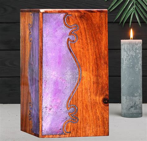 Amazon Handcrafted Wooden Urn For Adult Human Ashes Wood And