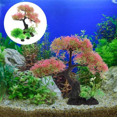 PLANTES D AQUARIUM DÉCOR De Terrarium Accessoire Paysage Poisson Betta