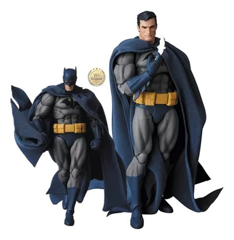 Figura De Acci N Batman Hush Mafex Boneco Batman Azul Joker