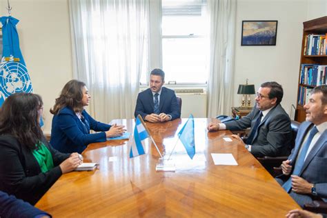 Petri Mantuvo Una Reuni N Con La Representante De La Onu En Argentina