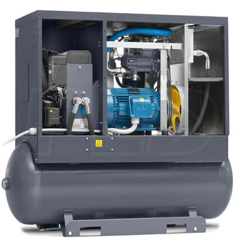 Atlas Copco G11 15 HP 120 Gallon FF Rotary Screw Air Compressor W