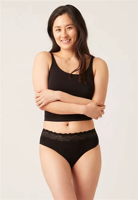 Buy Modibodi Modibodi Period Underwear Sensual Hi Waist Bikini Maxi Absorbency Black Online
