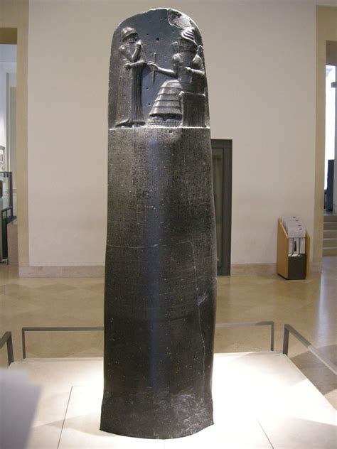 Stele Del Codice Di Hammurabi Al Louvre B C Louvre