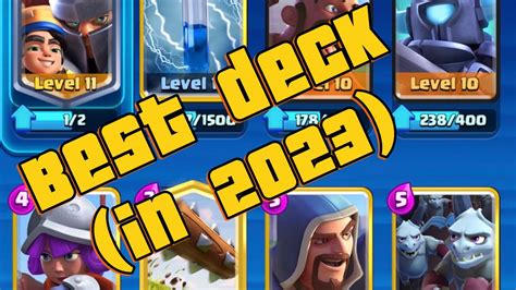 Clash Royale Best Deck 2023in Just 36 Elexir Youtube