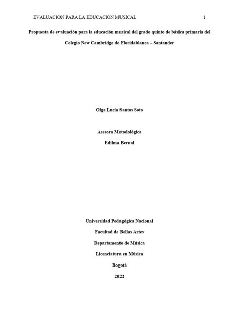 Planeación Grado 5 Cambrige Pdf Plan De Estudios Evaluación