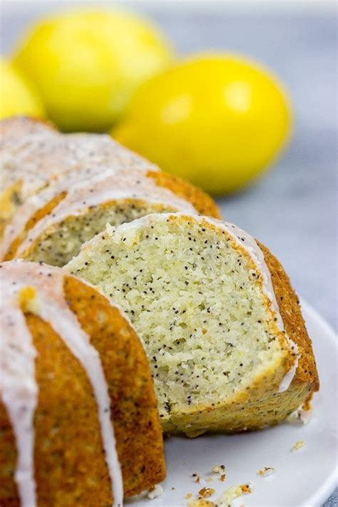 Lemon Poppy Seed Pound Cake Classic Dessert For Spring And Summer