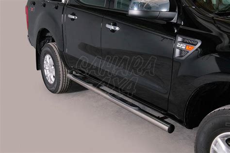 Estribos En Tubo Inox Mm Con Pisantes Para Ford Ranger