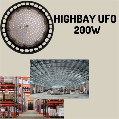 Promo Lampu Gantung W Highbay Ufo Led Watt Sorot Gudang Lapangan