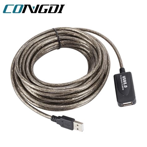 15m 10m 5m USB 2 0 Verl Ngerung Kabel Hochgeschwindigkeits Stecker