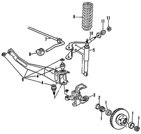 Ford Ranger Front Suspension Diagram