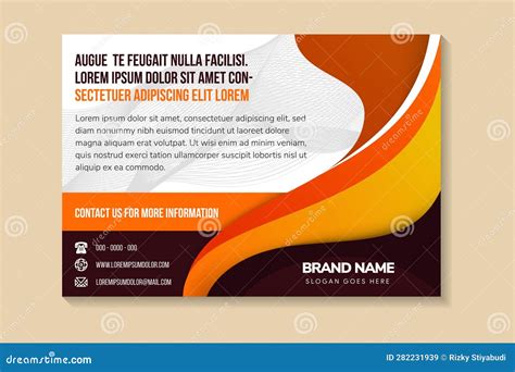 Flyer Template Design With Headline Is Custom Dummy Text Space Of Text