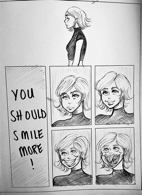 “you Should Smile More ” By Artbytaneabree R Comics