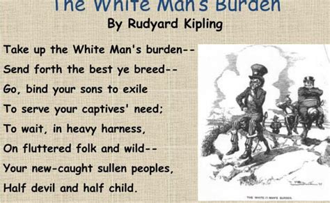 Kipling White Mans Burden Poem Otosection