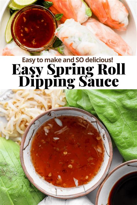 Spring Roll Dipping Sauce Spring Roll Dipping Sauce Spring Rolls