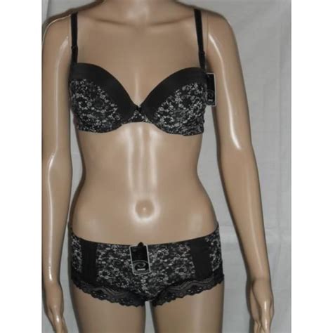 Ensemble De Lingerie Sexy Soutie Noir Cdiscount Boutique Erotique