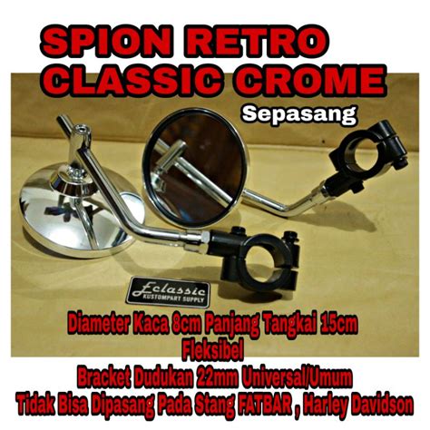 Jual Spion Retro Classic Spion Variasi Honda Set Dudukan Spion Shopee