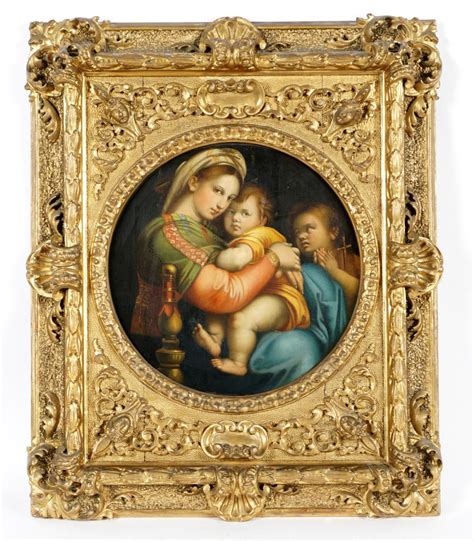 Sold Price After Raphael Madonna Della Seggiola Painting Invalid