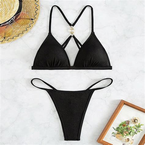 Sexy Bikini Swimsuit Women Swimwear Push Up Bikini Set Thong Brazilian Bathing Suit Plus