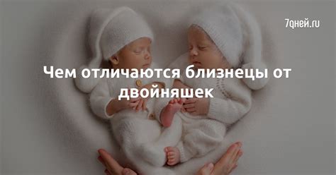 Чем отличаются близнецы от двойняшек - 7Дней.ру