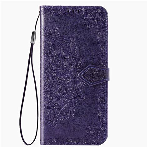 Allytech LG Velvet Wallet Phone Case Stylish Advanced Mandala Embossing