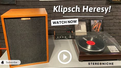 Klipsch Heresy I Vs New Large Advent In Hd Youtube