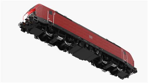 Siemens Mobility Vectron Locomotive Red 3D Model 149 3ds Blend