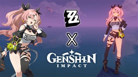 Nicole Zenless Zone Zero In Genshin Impact Mod Release Youtube