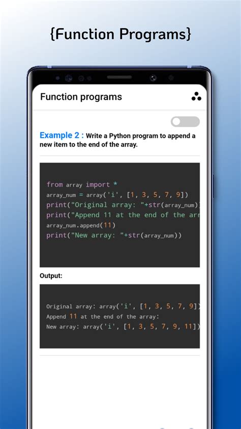 Python Programming App