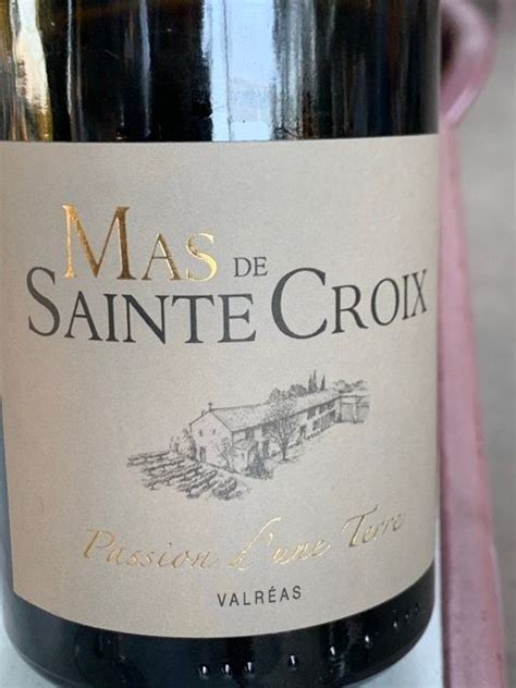 2020 Domaine du Mas de Sainte Croix Passion d une Terre France Rhône