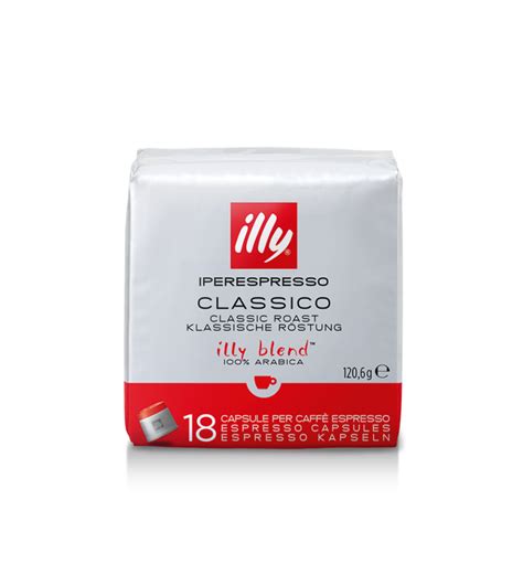 18 Capsule Caffè ILLY ROSSA Iperespresso tostato CLASSICO