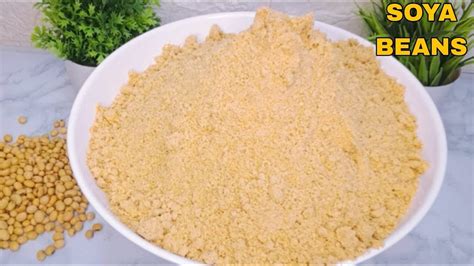 How To Make Soya Beans Powder Soya Beans Powder Youtube