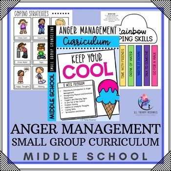 ANGER MANAGEMENT Group Counseling Curriculum MIDDLE SCHOOL TPT