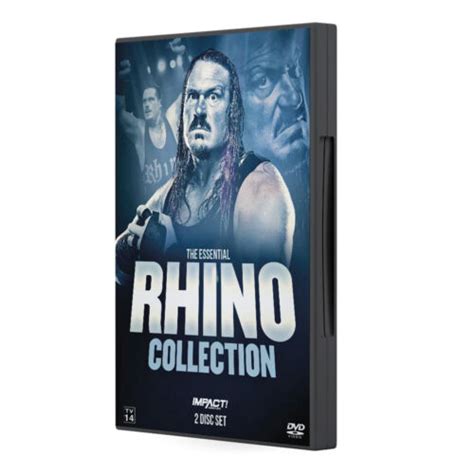 Official Tna The Essential Rhino Collection 2 Disc Set Dvd Ebay