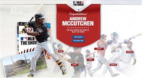 MLB 13 The Show Cover Athlete is Andrew McCutchen - Operation Sports