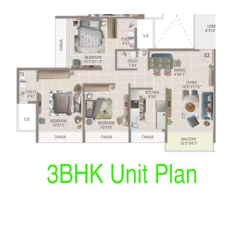 Bhoomi Serenity Kharghar Sector By Gajra Group Bhk F