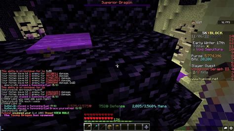 Voidgloom Seraph Slayer Lvl 5 Hypixel Skyblock Youtube