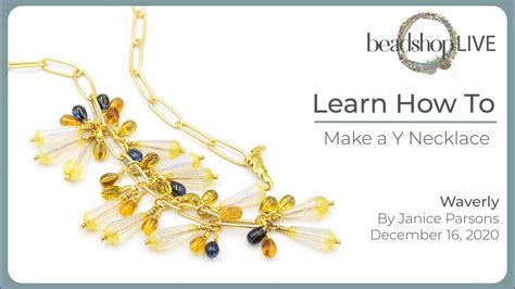 Beadshop LIVE Chain Y Necklace With Kate Janice YouTube