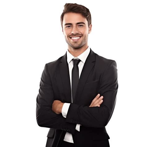 Smiling Businessman Isolated 28542746 Png