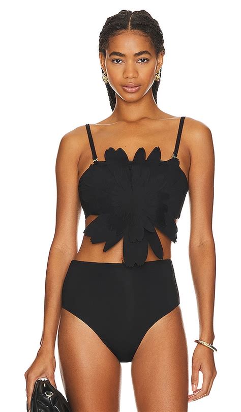 Bahia Maria Margarita Bandeau Bikini Top In Black REVOLVE
