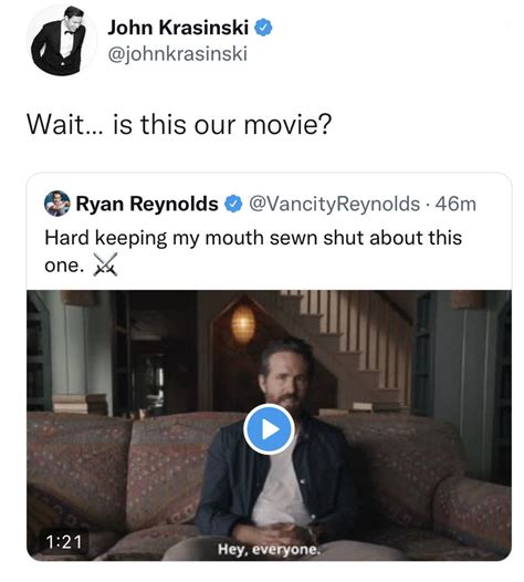 Raul Alcantar On Twitter Rt Updatesmarvel John Krasinski Reacts To