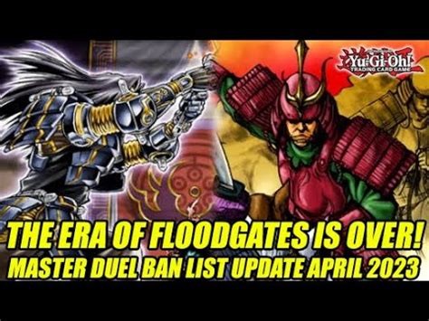 The Era Of Floodgates Is Over Yu Gi Oh Ban List Master Duel Update