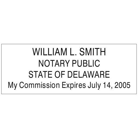 Delaware Notary Stamp Winmark Stamp And Sign Stamps And Signs