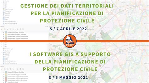 Corsi Di Formazione Sui Sistemi Geografici Territoriali A Supporto Dei