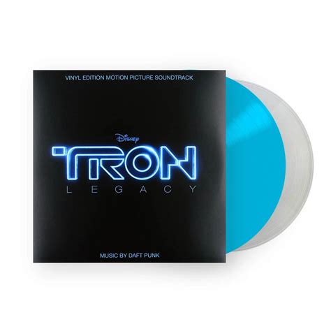 Daft Punk Tron Legacy Blue Clear Limited Edition Motion Picture