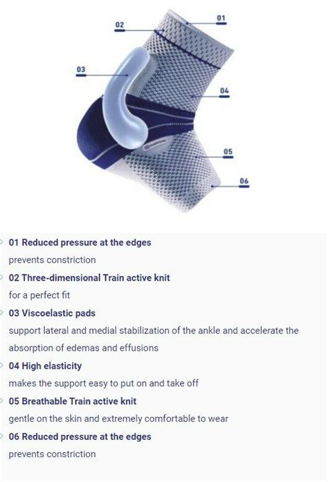 Купить Карсет Bauerfeind Malleo Train 5L Ankle Stabilise Brace Support ...