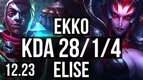 Ekko Vs Elise Jng Penta Legendary Solo Kills M