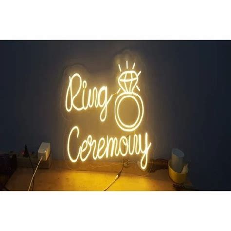 LED Polycarbonate Diamond Shop Neon Sign Board At Rs 650 Sq Ft In